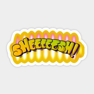 Sheesh Graffiti Style Artwork Sticker